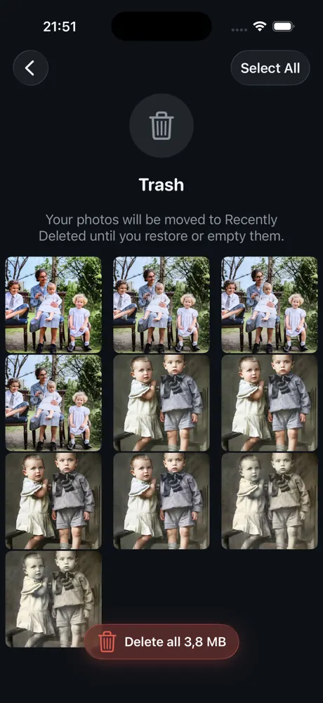 Camera Roll Cleaner: Cleany - Confirm with confidence